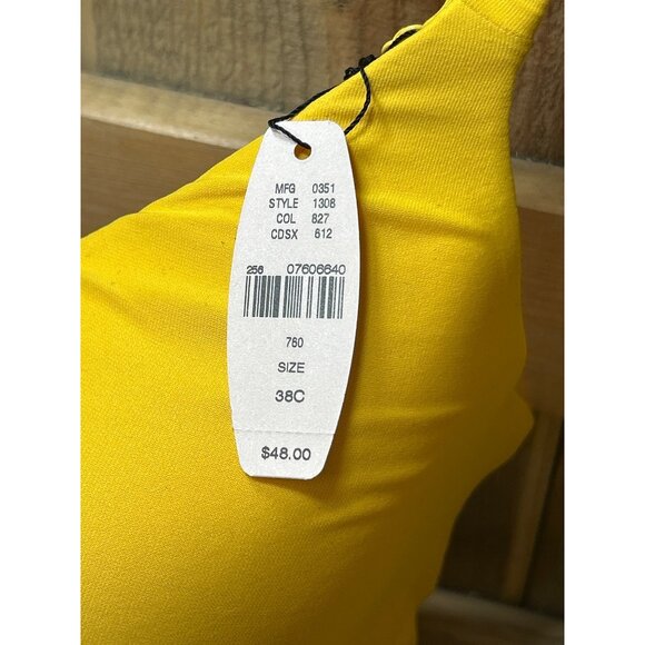 Victorias Secret Yellow Camisole With Built-In Bra 38C NWT - Picture 3 of 8